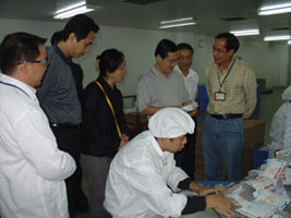 省領(lǐng)導(dǎo)、市領(lǐng)導(dǎo)來(lái)我司進(jìn)行視察、指導(dǎo)